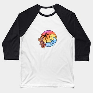 Sunset on the Beach Baseball T-Shirt